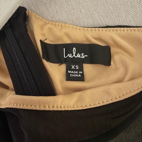 Lulus Ruched One Shoulder Dress - Picture 3 of 3